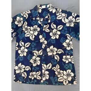 Aloha Republic Vintage USA Made Short Sleeve Hawaiian Shirt. Men's XL, EUC!!